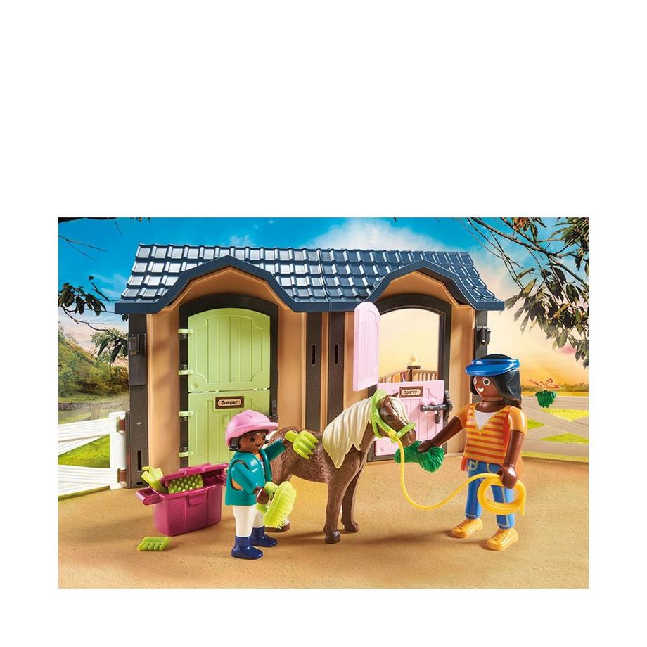 Playmobil  70995 Cours d'équitation avec boxes pour chevaux 