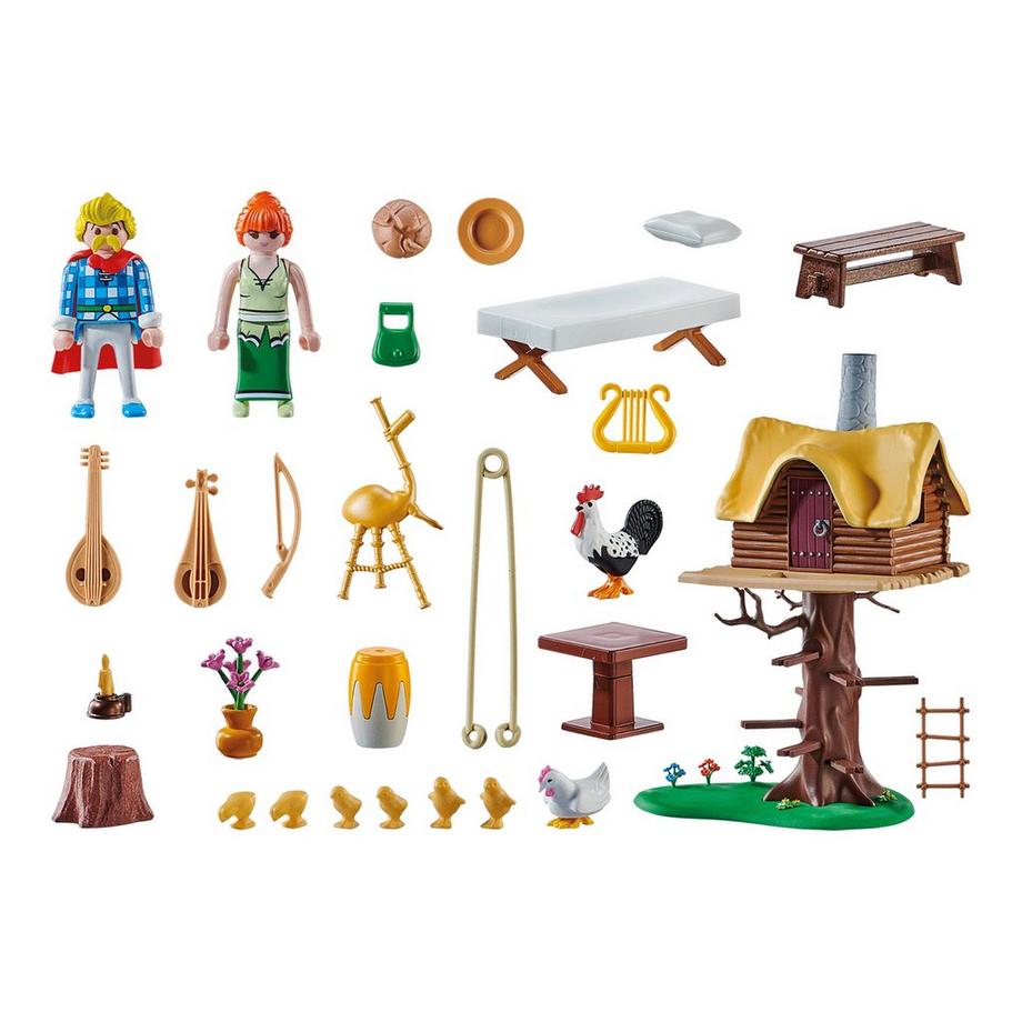 Playmobil  71016 Asterix: Troubadix mit Baumhaus 