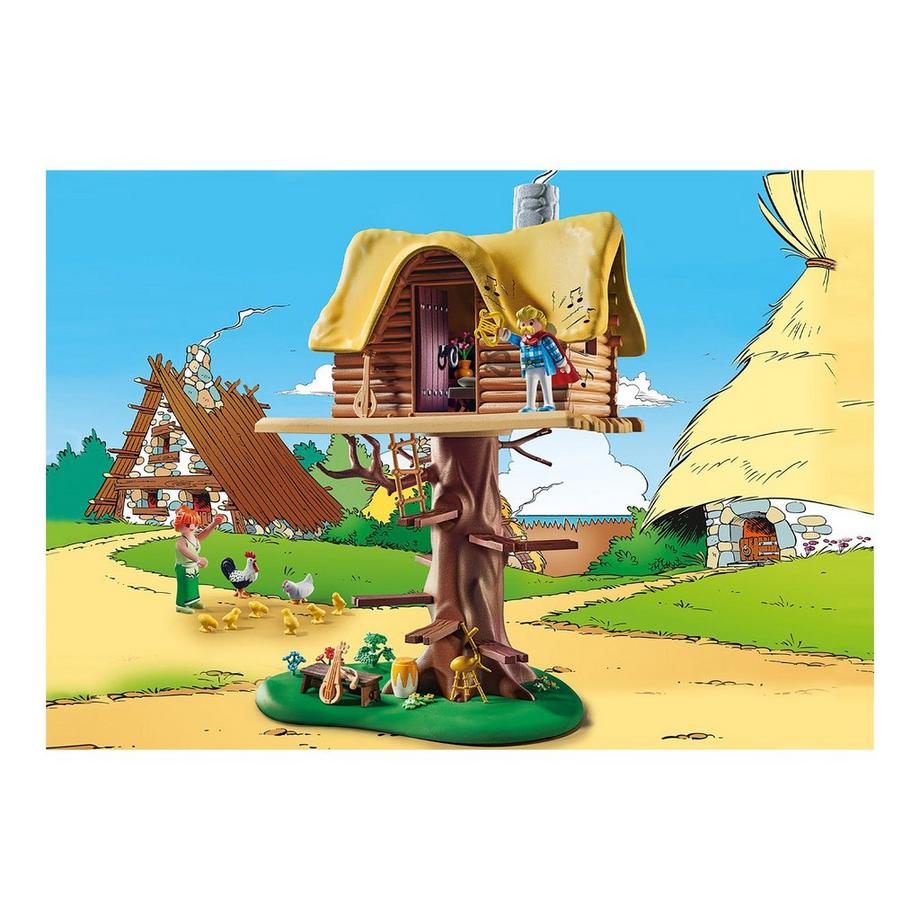 Playmobil  71016 Asterix: Troubadix mit Baumhaus 