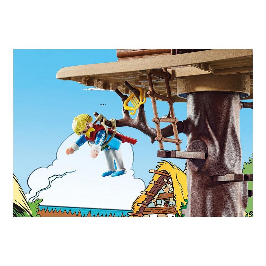 Playmobil  71016 Asterix: Troubadix mit Baumhaus 