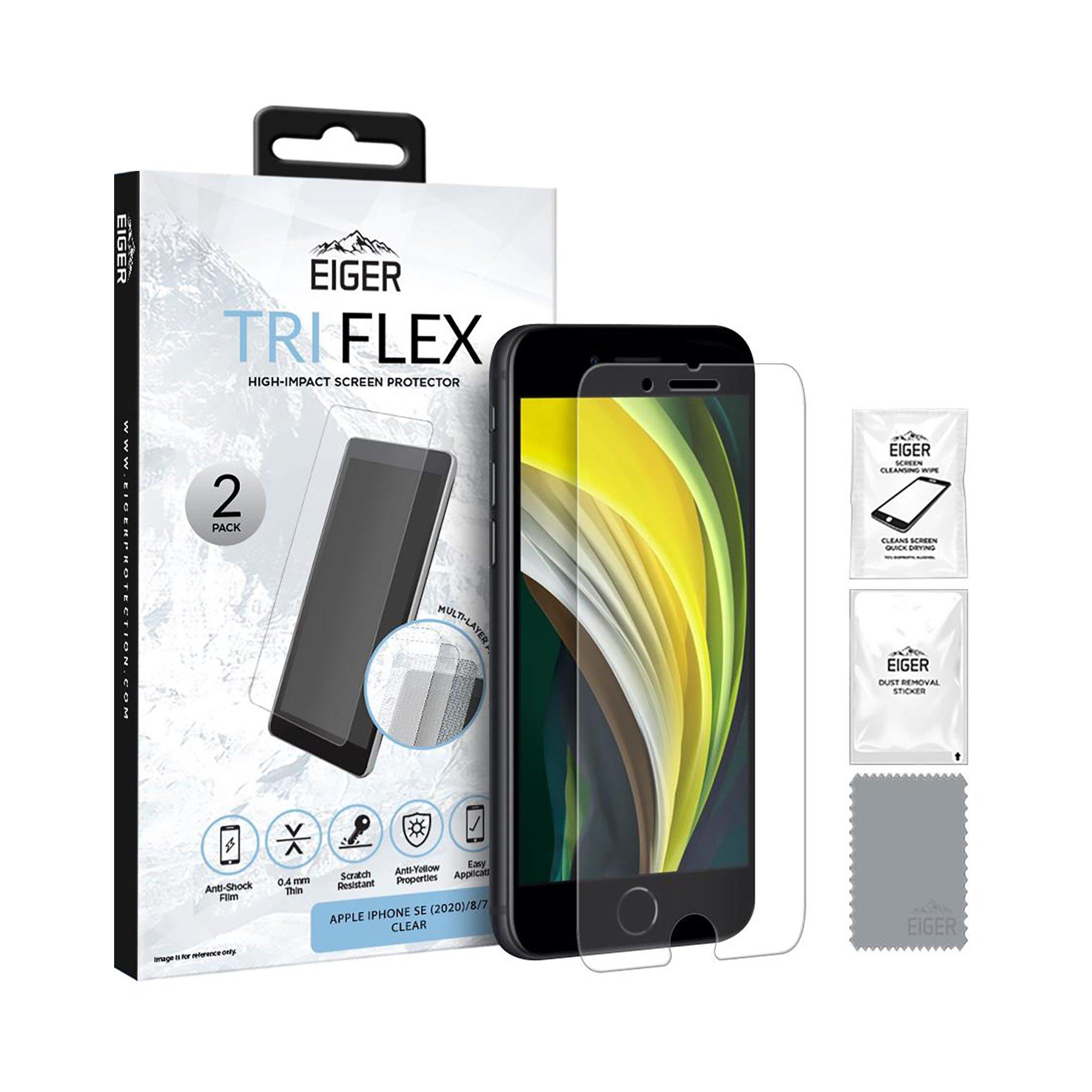 Image of Schutzglas für Smartphones TriFlex 2 Pack (iPhone SE 2020, 8, 7)