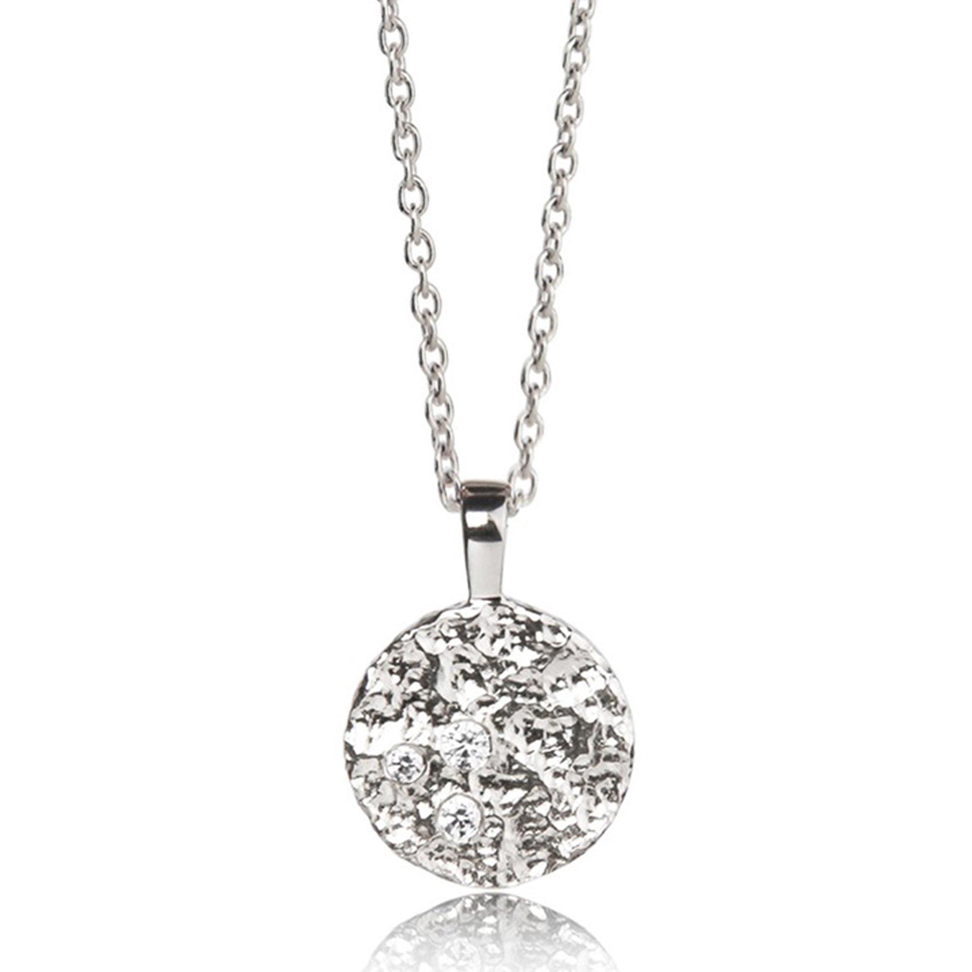 Image of Fein-anhängerhalskette Damen Silber 45cm