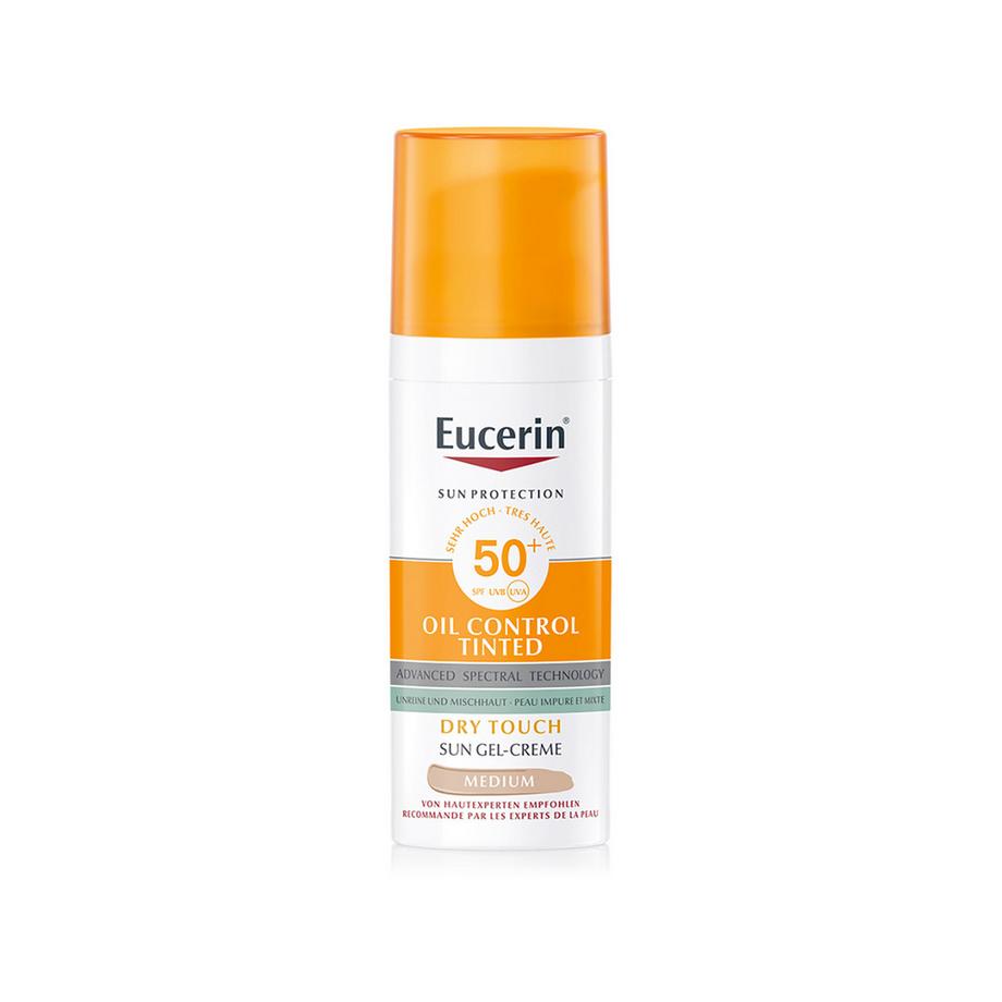 Eucerin Sun Face Oil Control Gel-Creme Tinted medium LSF 50+  