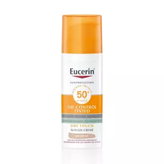 Eucerin  SUN Oil Control Gel-Creme teintée Medium SPF 50+  