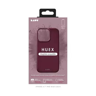 LAUT Huex Magsafe (iPhone 13 Pro Max) Custodia rigida per cellulare Bordeaux