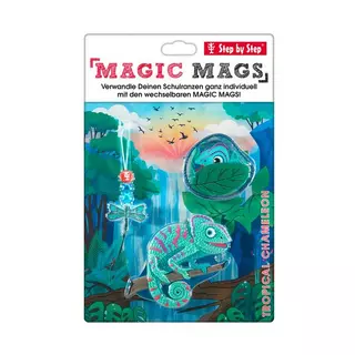 Step by Step Deco set per zaino Magic Mags Tropical Chameleon Multicolore