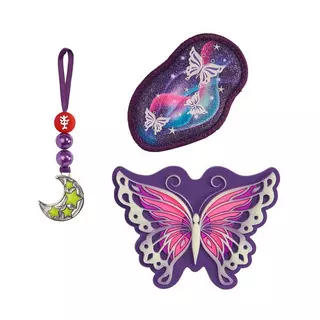 Step by Step Deco set per zaino Magic Mags Butterfly Night Multicolore