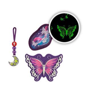 Step by Step Tornister Anhänger Set MAGIC MAGS GLOW, Butterfly Night 