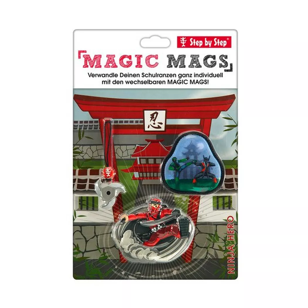 Step by Step - Tornister Anhänger Set, 27X18X1.3CM, Multicolor 8