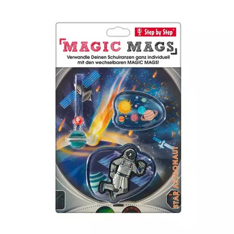 Step by Step Deco set per zaino Magic Mags Star Astronaut Multicolore