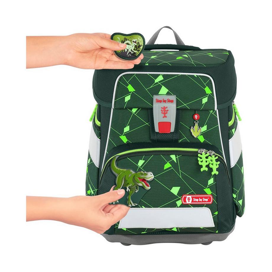 Step by Step Deco set per zaino MAGIC MAGS GLOW, Dino Night 