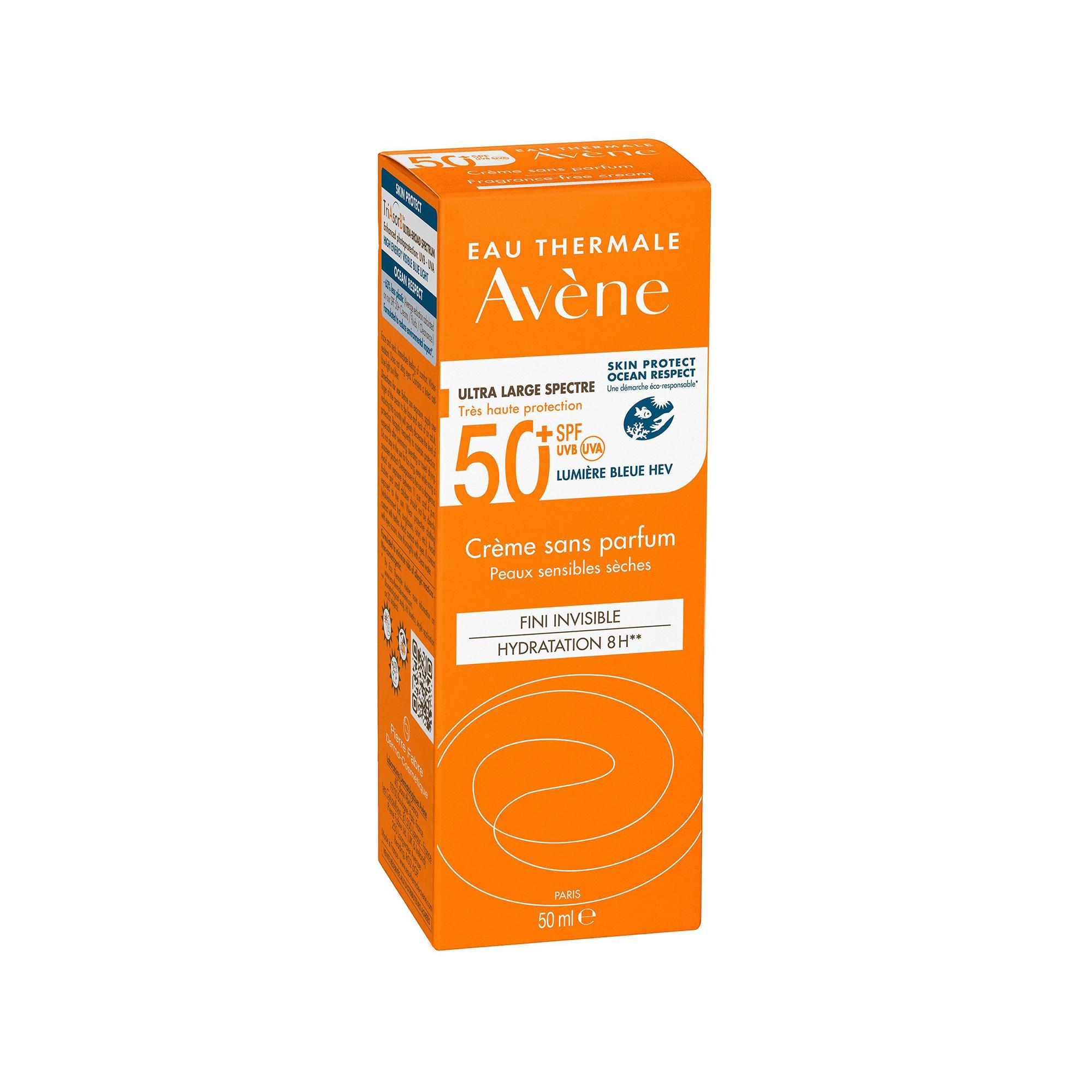 Avene Protection solaire Crème sans parfum SPF 50+ 
