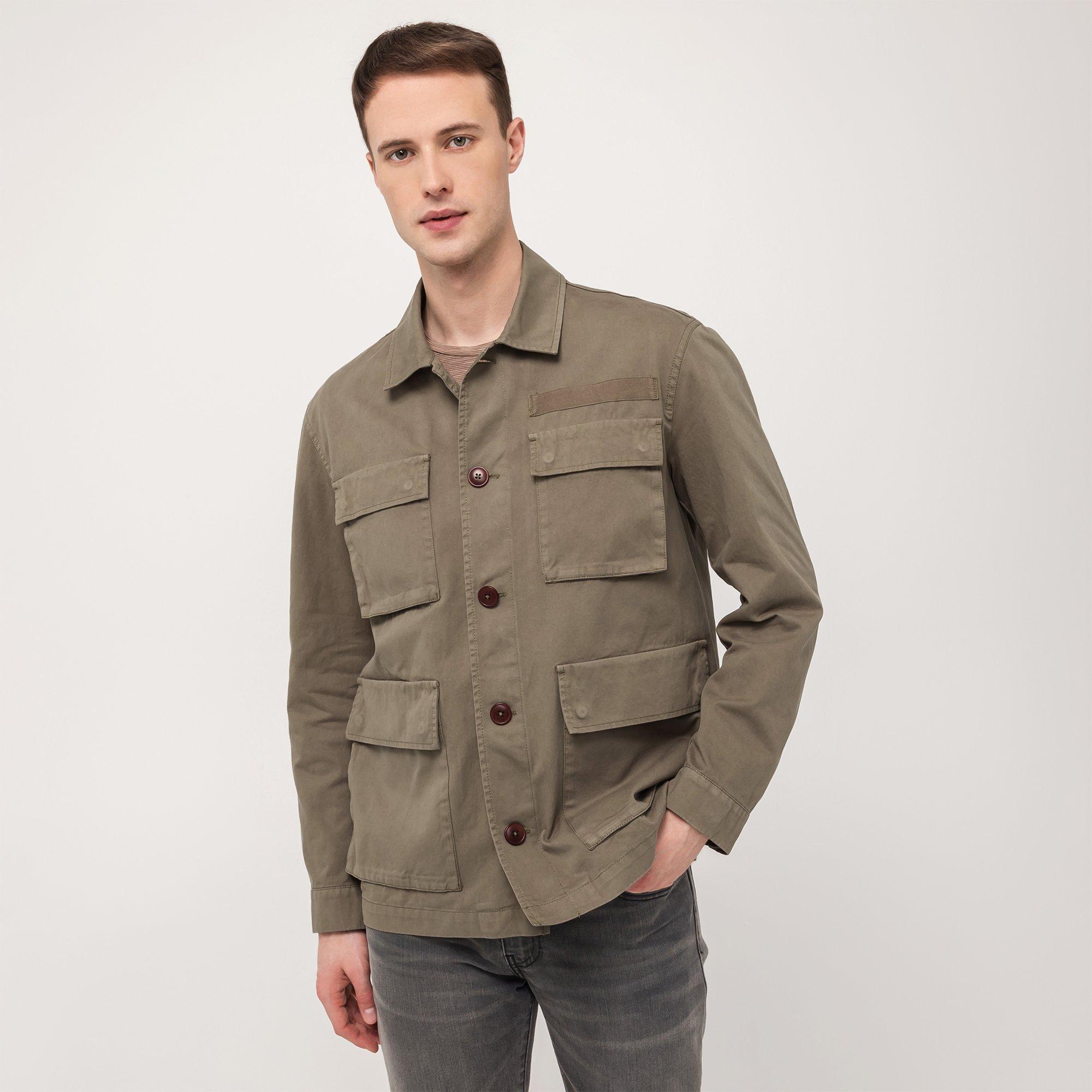 Image of Jacke Herren Olivegrün XL