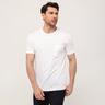 Marc O'Polo T-Shirt T-SHIRT SLABYARN Weiss