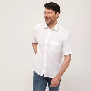 Marc O'Polo Camicia di lino, manica corta  Bianco