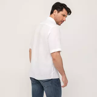 Marc O'Polo Camicia di lino, manica corta  Bianco