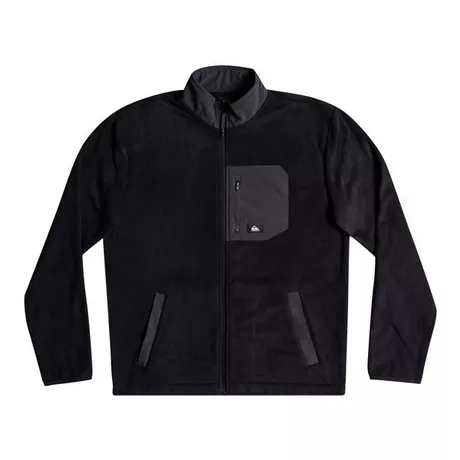 QUIKSILVER Collar Zip Fleece Veste en polaire sans capuche Noir
