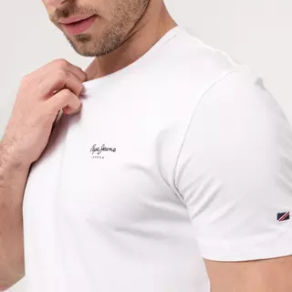 Pepe Jeans T-Shirt ORIGINAL BASIC 3 N Blanc