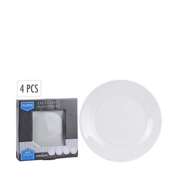  Assiettes à dessert, 4 pièces Excellent 