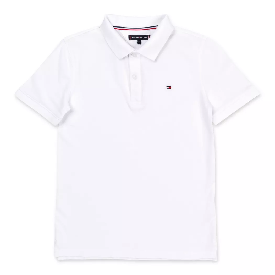 Tommy Hilfiger - Poloshirt, kurzarm, 16A, Weiss