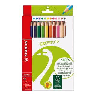 STABILO Crayon de couleur Green Trio 