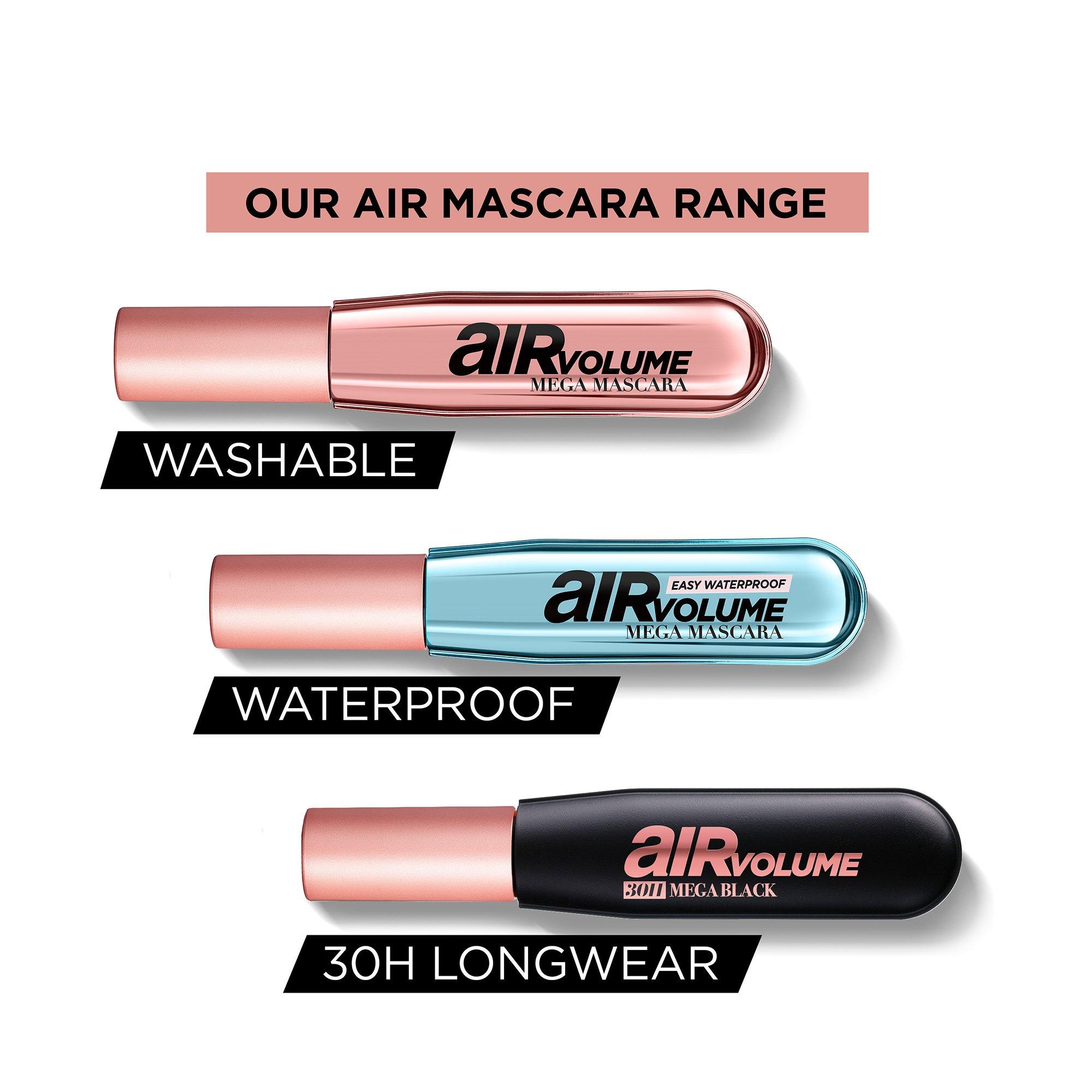 L'OREAL  Air Volume 30H Mega Black Mascara 