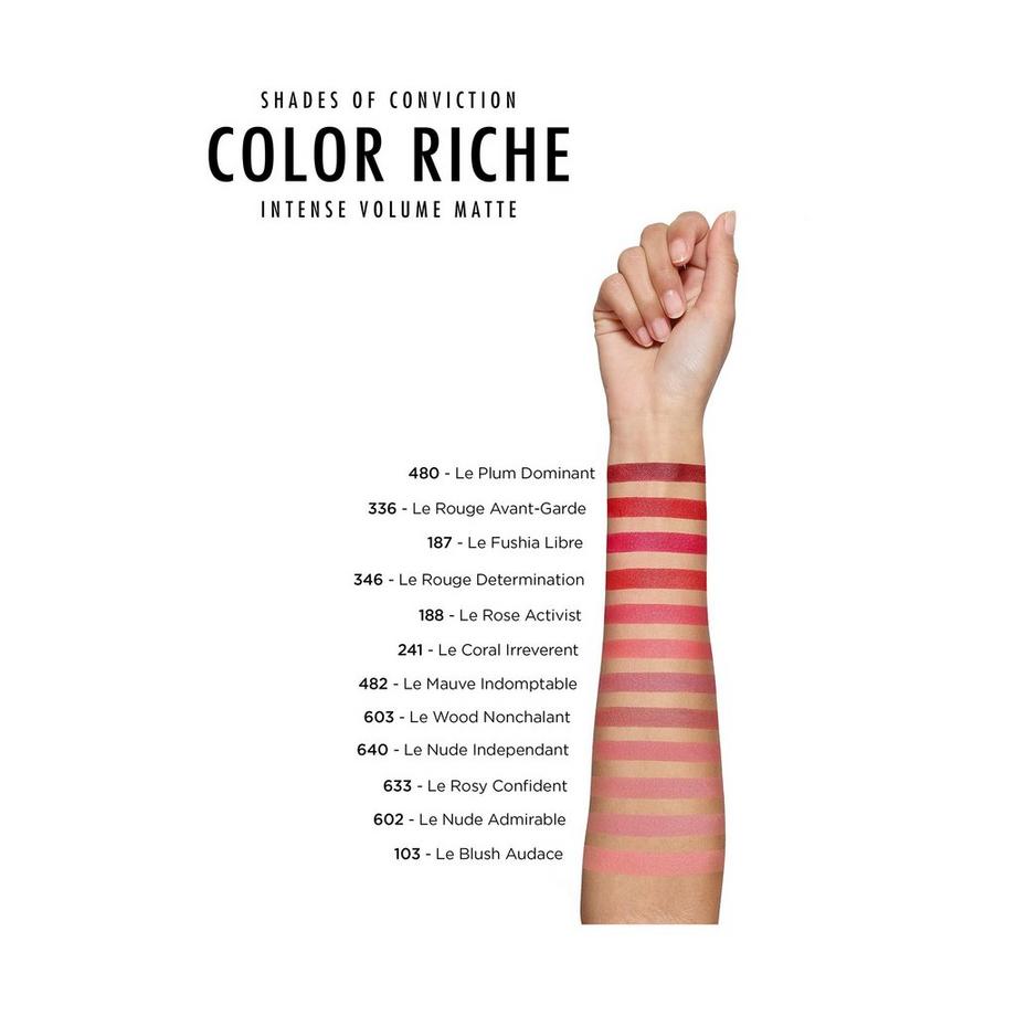 L'OREAL  Color Riche Intense Volume Matte 