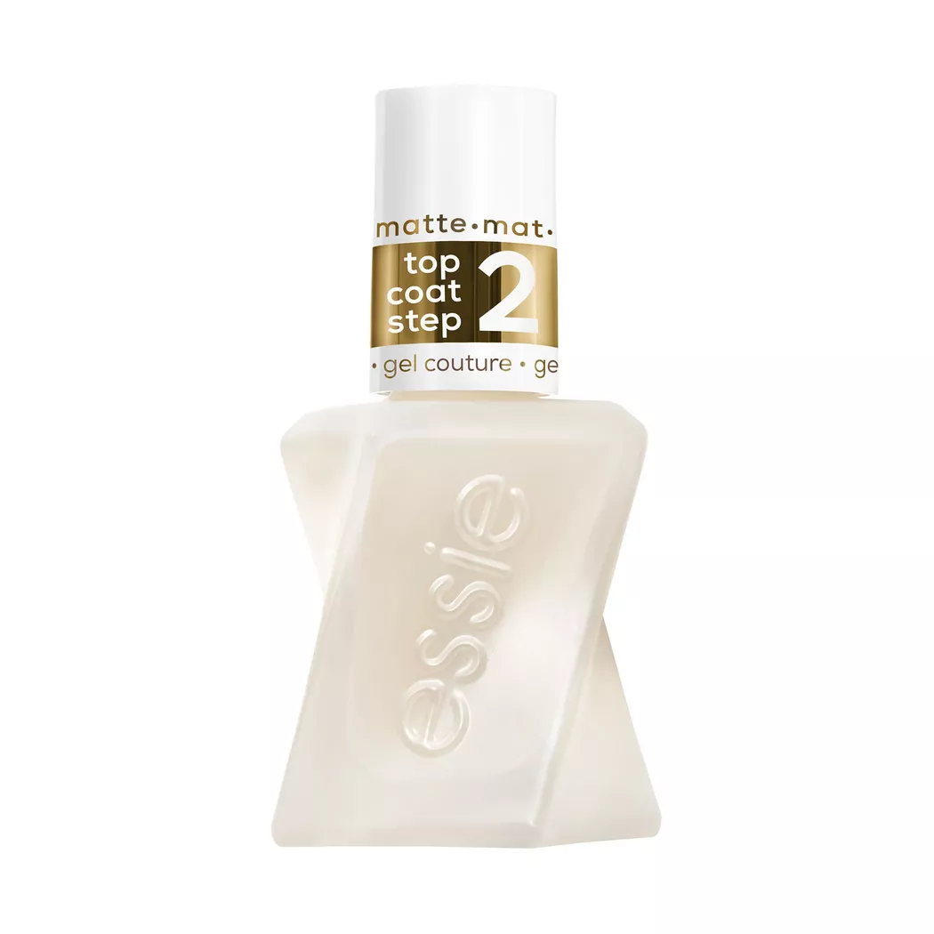 Essie - Langanhaltender Nagellack Gel Couture Matte Top Coat, 13.5 ml, Transparent