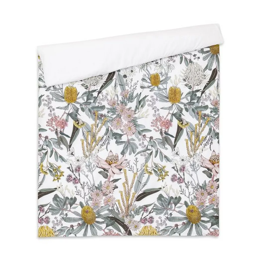 Manor - Duvetbezug, Fiore Duvetbezug mit Blumenmuster, 160 x 210 cm, Multicolor