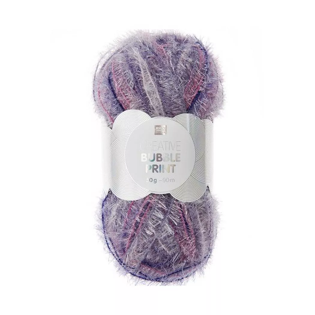 RICO-Design - Strickgarn, 50G/90M, Aubergine