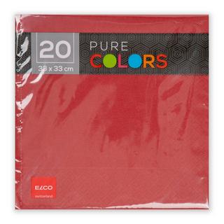 elco Papierservietten, 20 Stück Pure Colors 