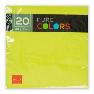 elco Tovaglioli di carta, 20 pezzi Pure Colors 