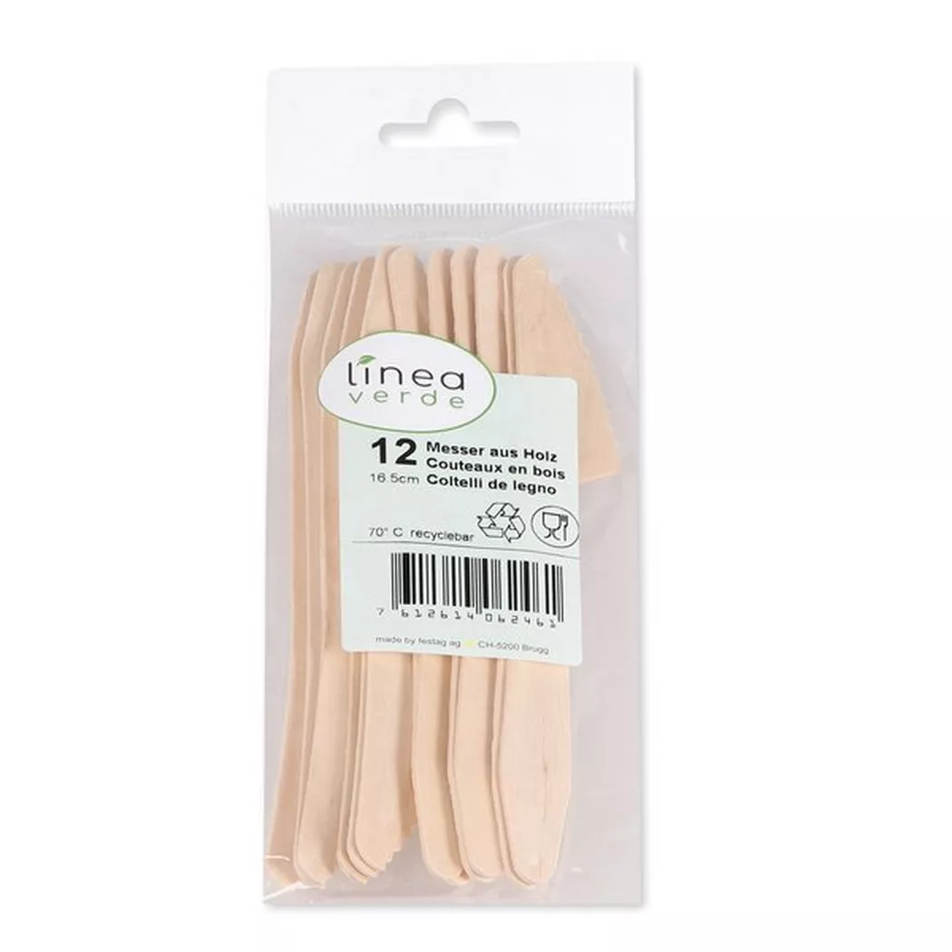 - Messer, 12Stk, 16.5CM, Nature