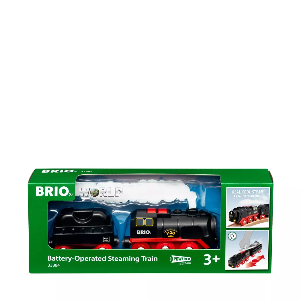 Brio - Batterie-Dampflok mit Wassertank, Multicolor