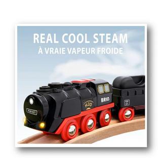 BRIO  Batterie-Dampflok mit Wassertank 