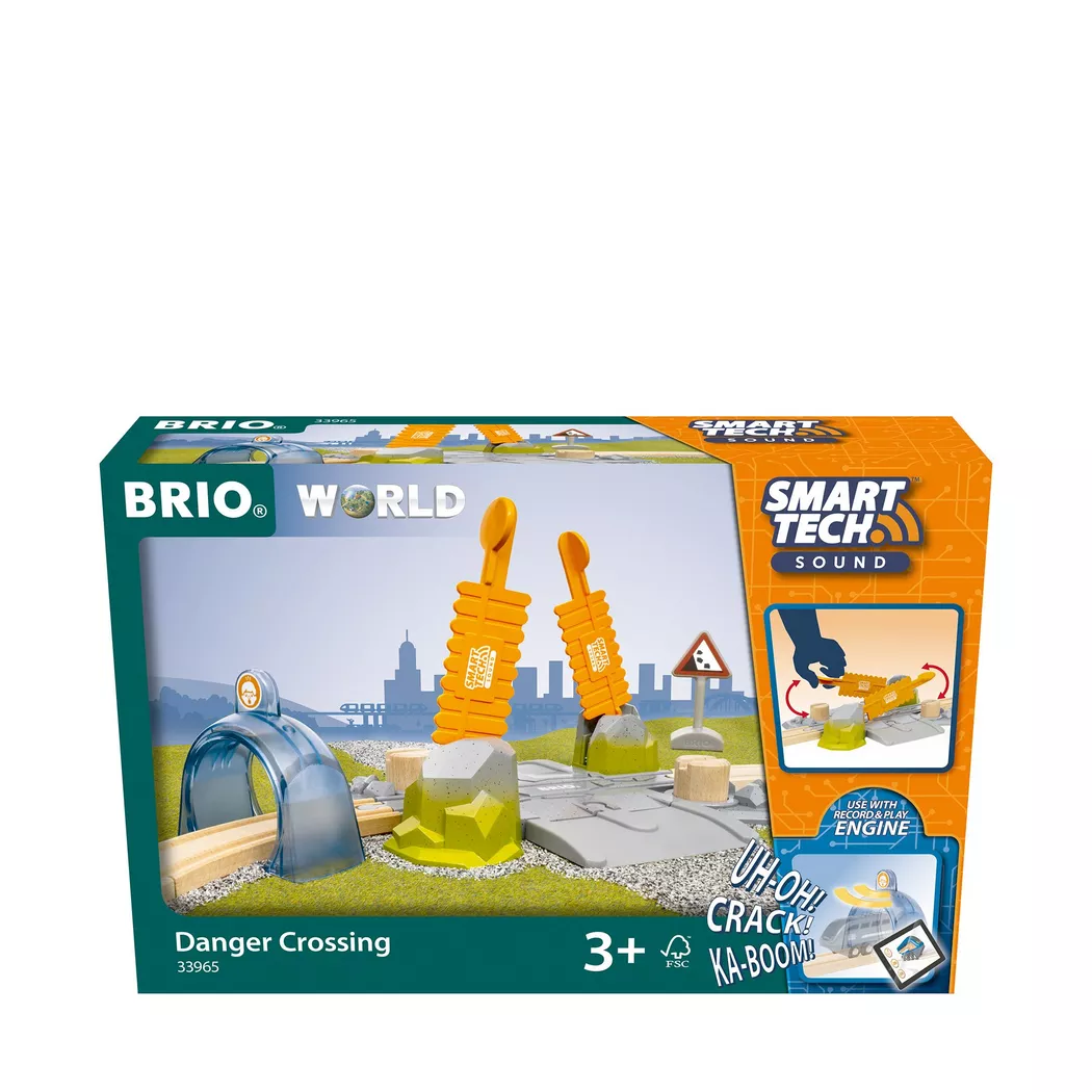 Brio - Smart Tech Sound Abenteuer-Bahnübergang, Multicolor
