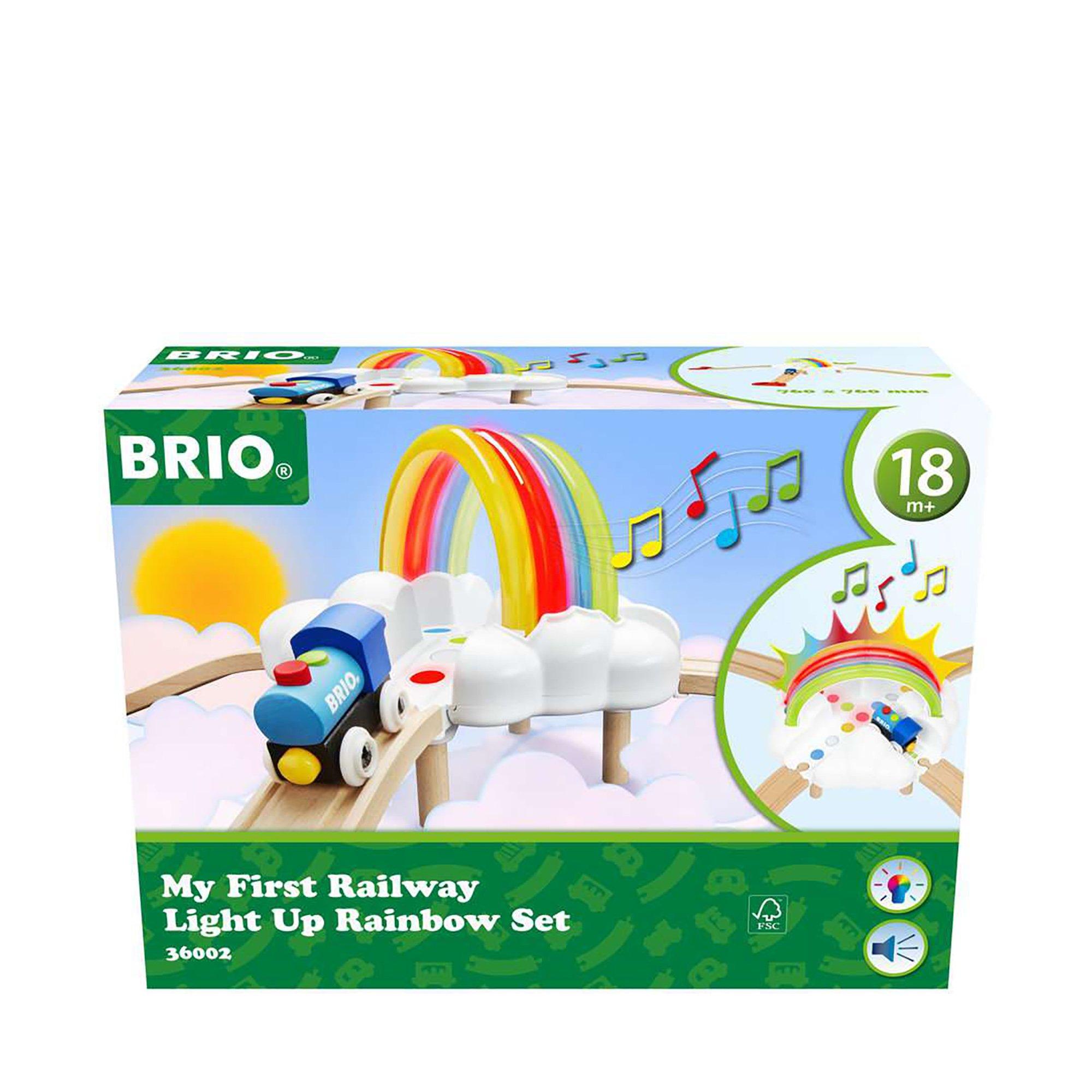 Image of BRIO Mein erstes BRIO Bahn Regenbogen-Set