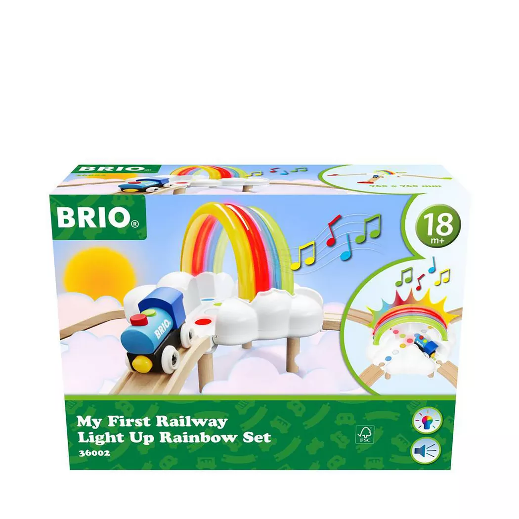 Brio - Mein erstes  Bahn Regenbogen-Set, Multicolor