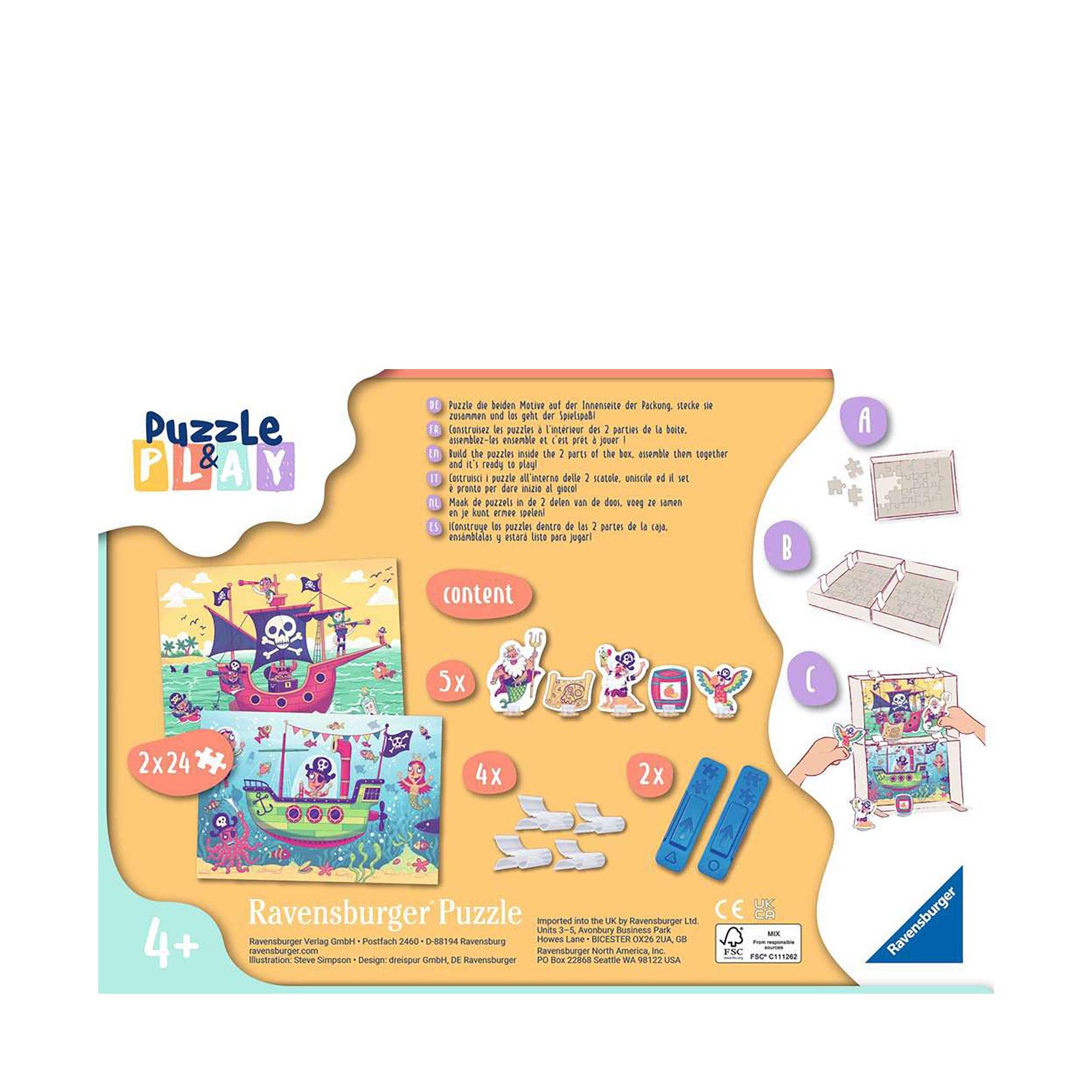 Ravensburger  Puzzle&Play Piraten 2 