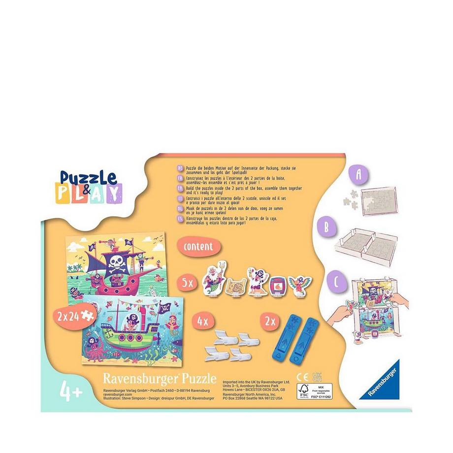 Ravensburger  Puzzle&Play Piraten 2 