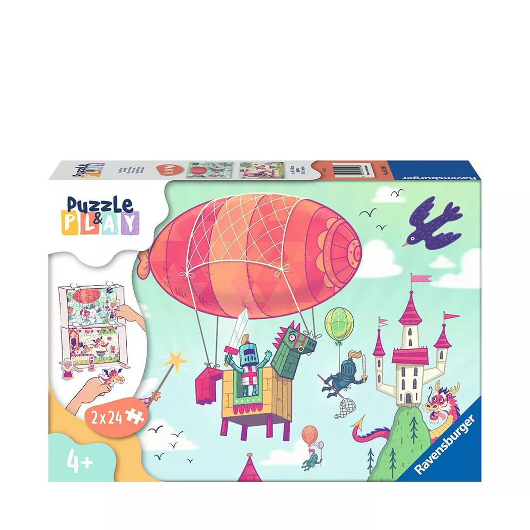 Ravensburger - Puzzle&Play Ritterburg 2, Multicolor
