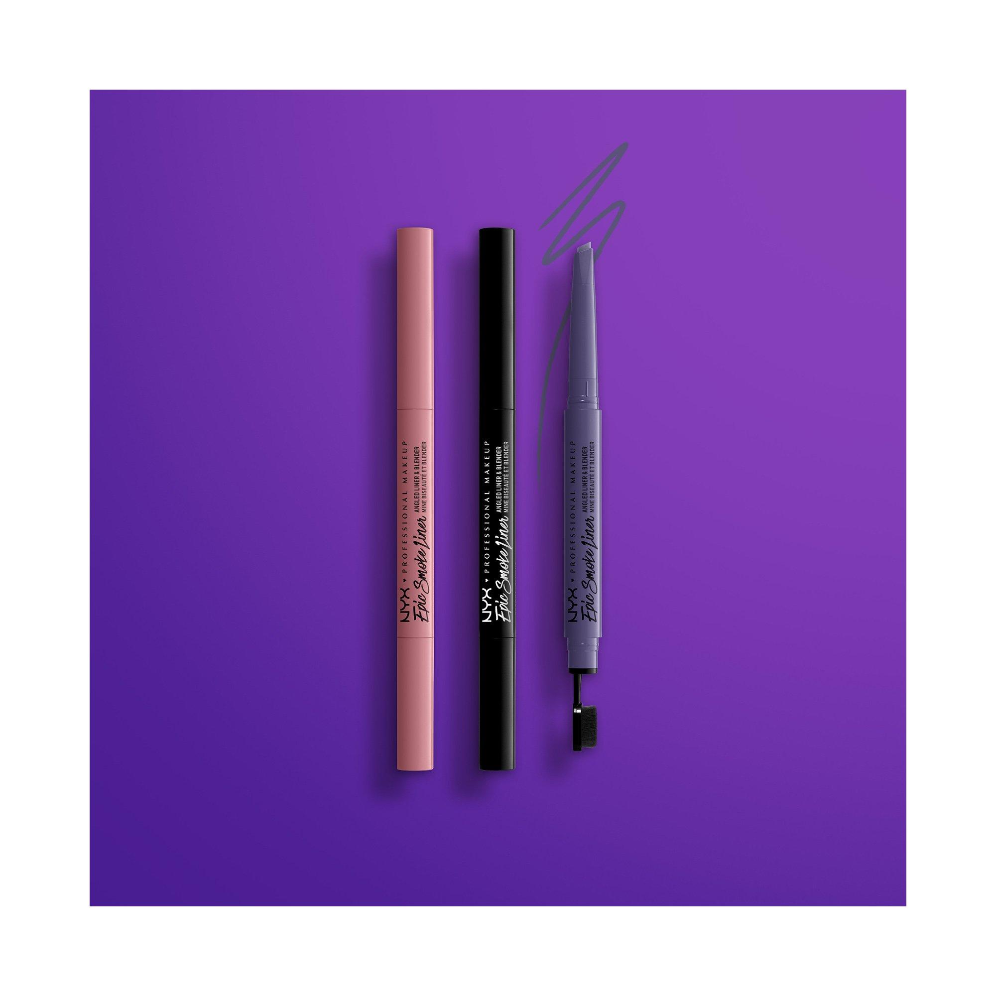 NYX-PROFESSIONAL-MAKEUP Epic Smoke Liner Angled Liner & Blender Epic Smoke Liner Angled Liner & Blender 