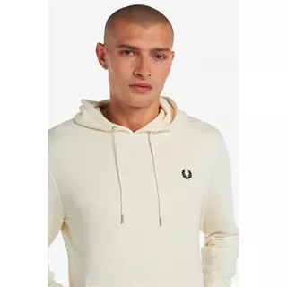 FRED PERRY Sweat-shirt TIPPED HOODED SWEATSHIRT Blanc 4