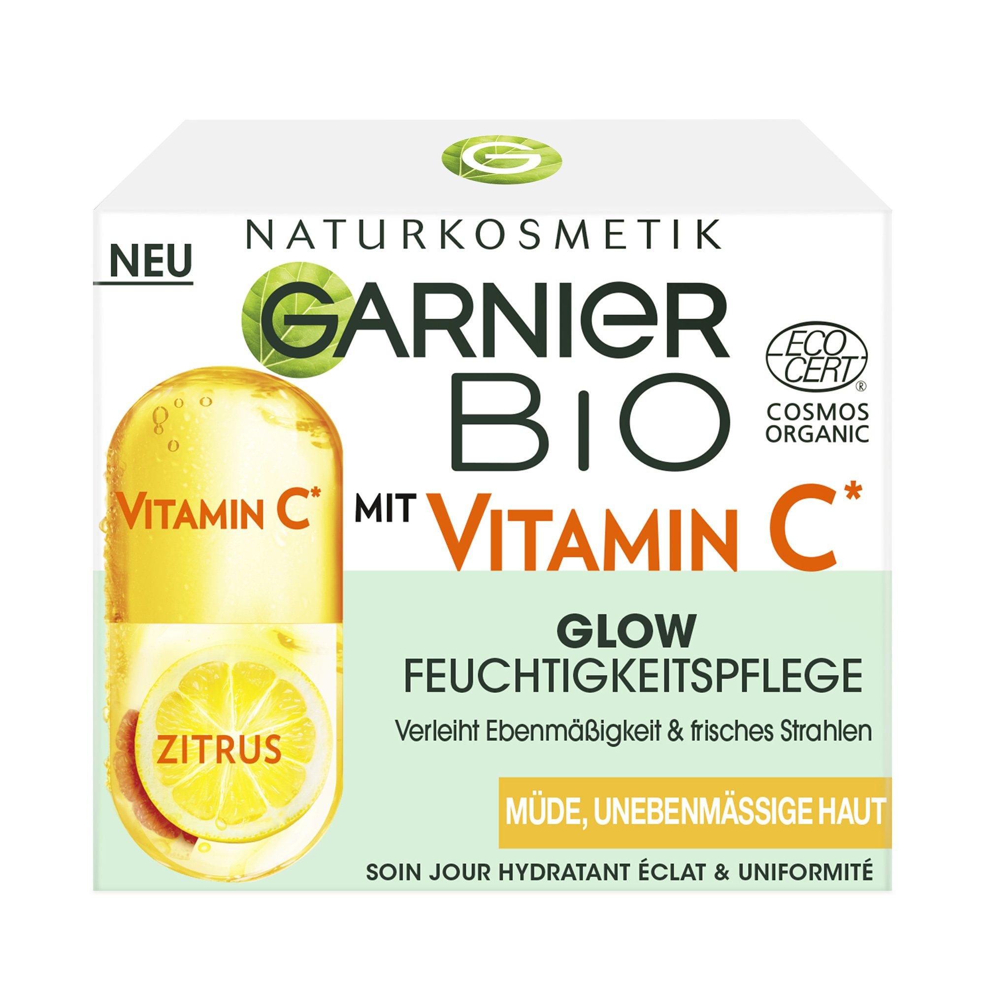 GARNIER   Bio Vitamin C* Glow Feuchtigkeitspflege 