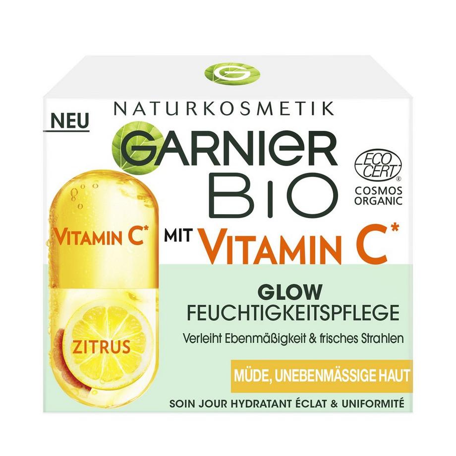 GARNIER   Bio Vitamin C* Glow Feuchtigkeitspflege 