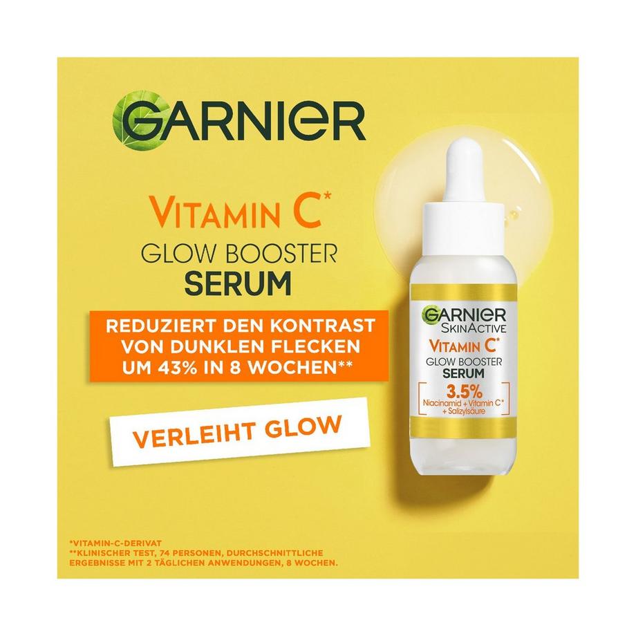 GARNIER Garnier Skin Active Vitamin C Sérum  30 ml Vitamin C* Glow Booster Serum  
