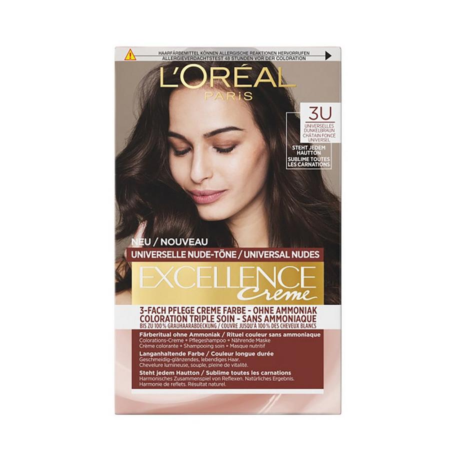 L'Oréal Paris EXCELL UNIV NUDES DRK BR 3U 398 EXCELL UNIV NUDES DR 