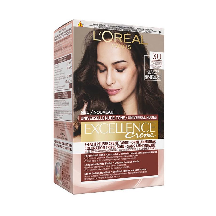 L'Oréal Paris EXCELL UNIV NUDES DRK BR 3U 398 EXCELL UNIV NUDES DR 