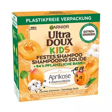 Ultra Doux KIDS Abricot et fleur de coton Shampooing délicat pour enfants