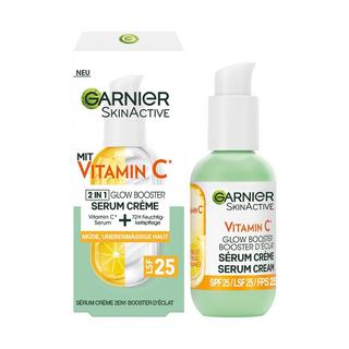 GARNIER S.ACT VITAMIN C SER CR PB50ML DEFR Vitamin C* 2in1 Glow Booster Serum Crème 